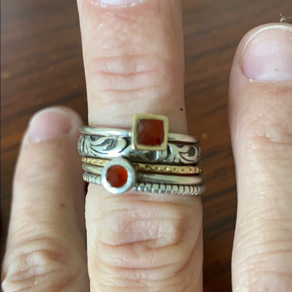 Set of 5 stack rings